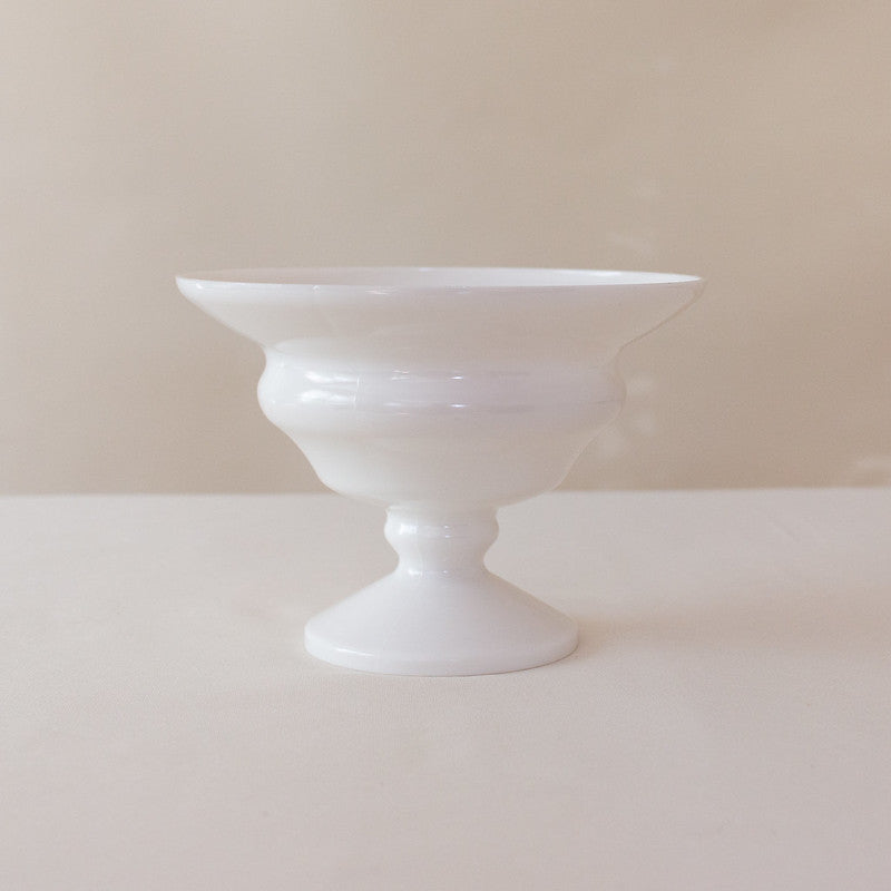 Modern White Plastic Compote