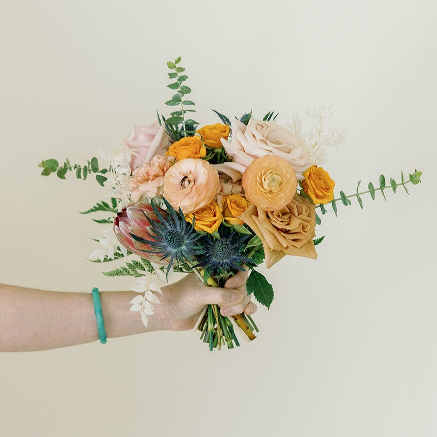 bridesmaid bouquets boho