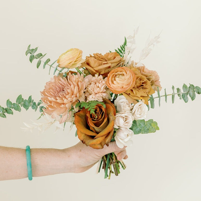 terracotta bridesmaid bouquets diy