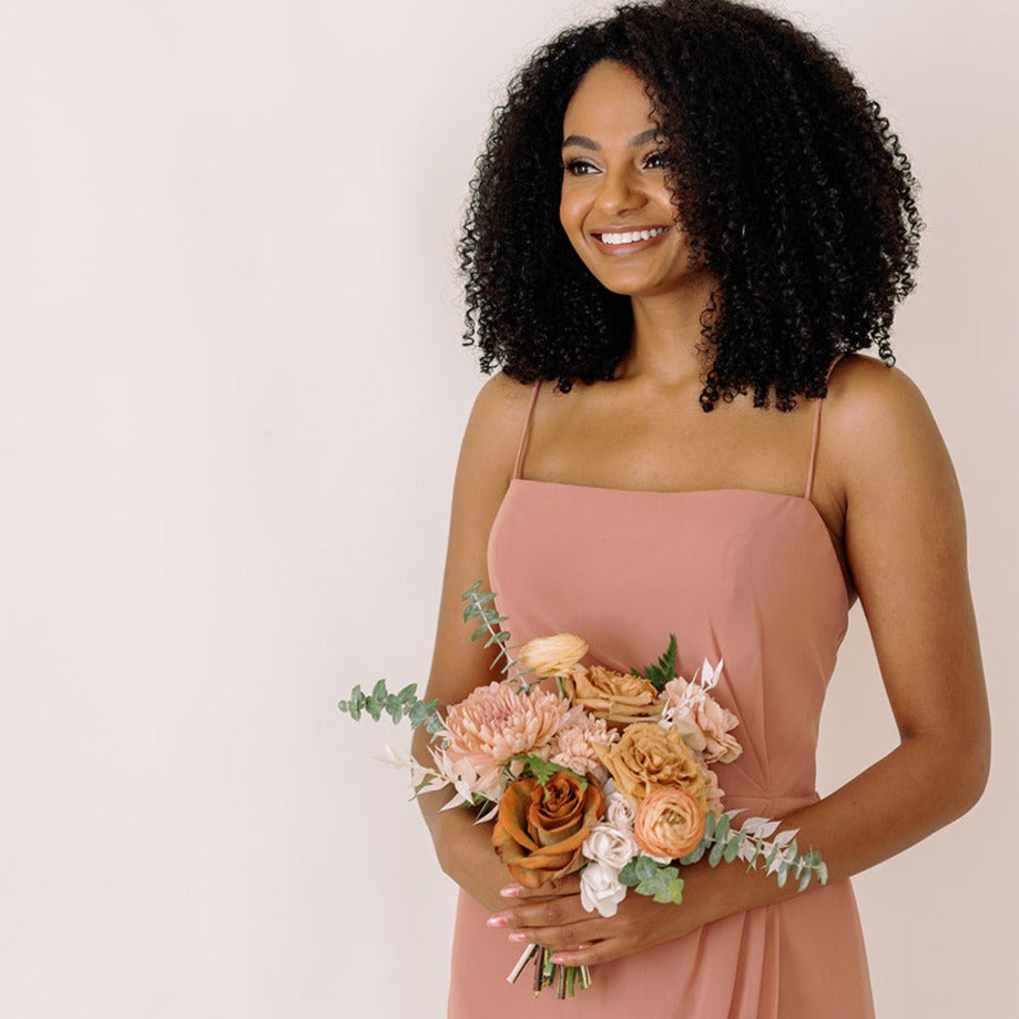 terracotta bridesmaid bouquets diy