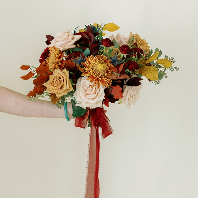 autumn bridal bouquet