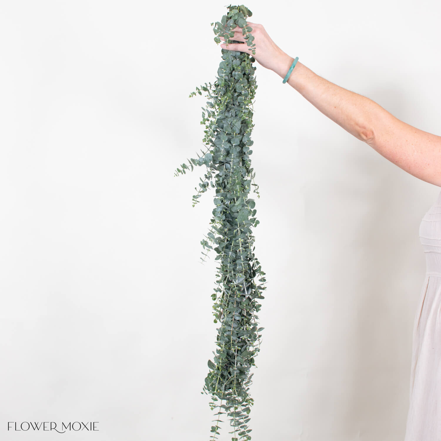 baby eucalyptus garland table runner for diy weddings